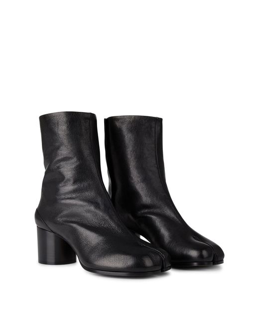 Maison Margiela Black Tabi Ankle Boots 60Mm