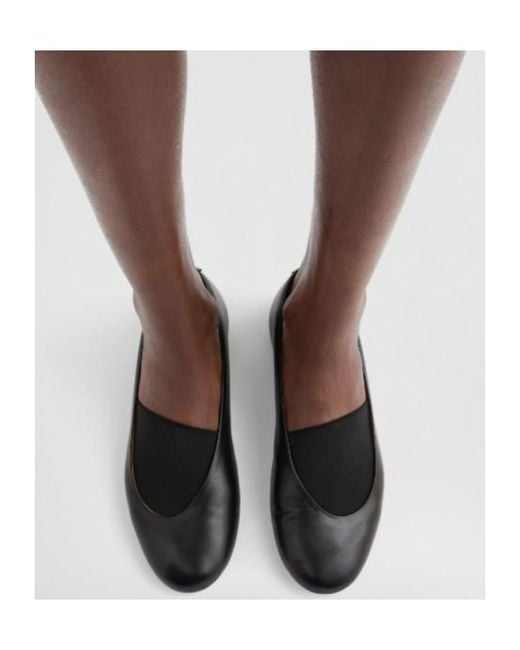 Jil Sander Black Elyss Ballerinas