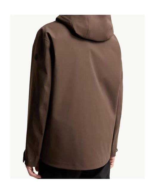 Moncler Brown Marana 3-In-1 Hooded Short Down Jacket for men