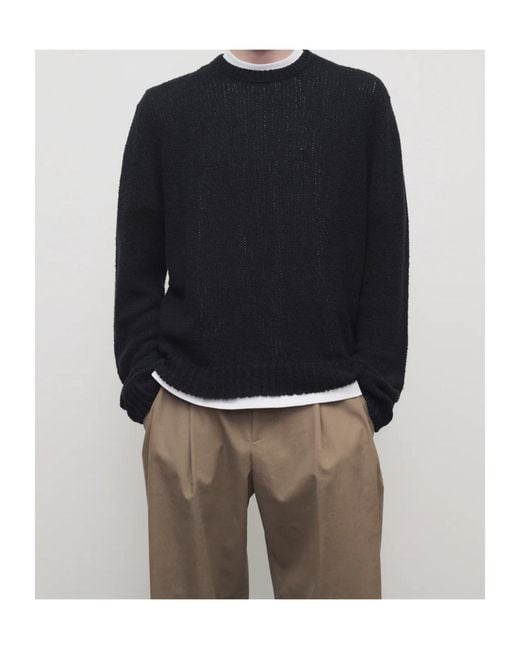 The Row Black Laing Sweater for men