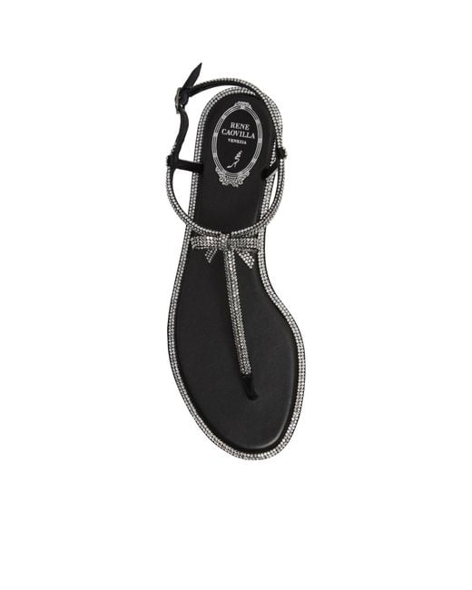 Rene Caovilla Multicolor René Caovilla Diana Embellished Open Toe Sandals