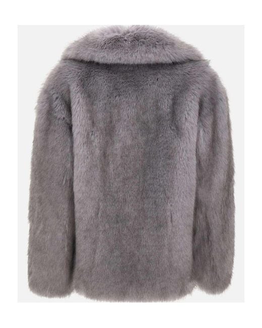 Stand Studio Gray Valentina V-Neck Jacket