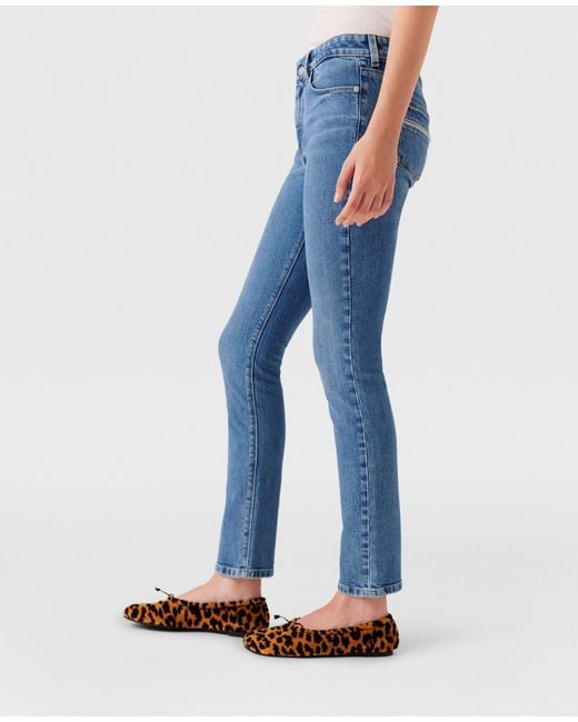Stella McCartney Blue Belt-Loop Jeans