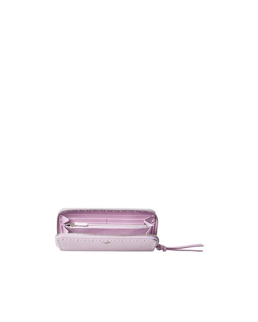 Fendi Pink Selleria Zip Around Large