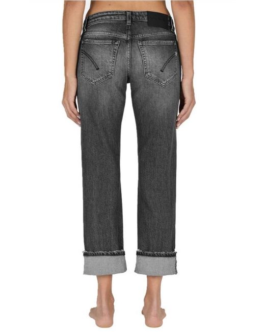 Dondup Gray Coco Slim-Fit Jeans