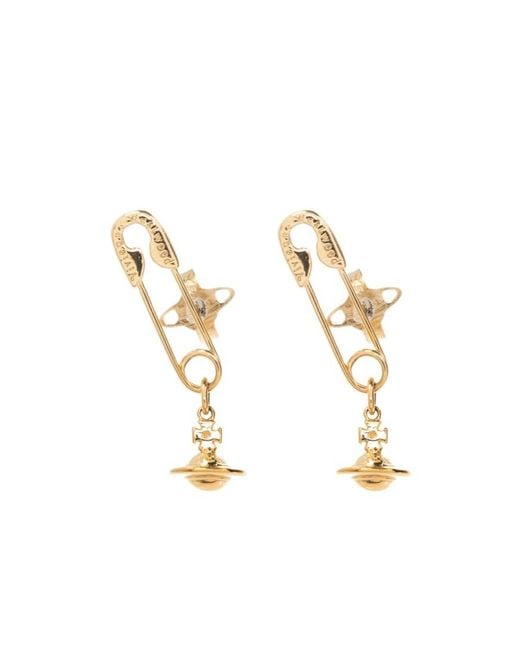 Vivienne Westwood Metallic Orb Charm Earrings