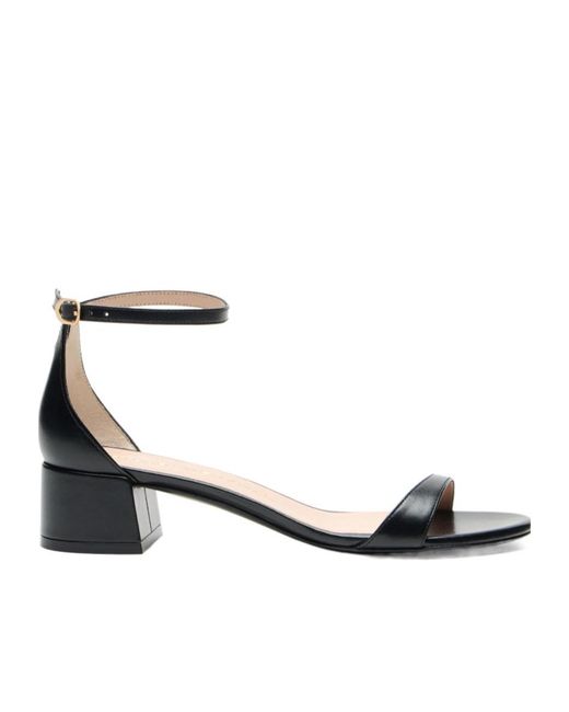 Stuart Weitzman Metallic Nudist Block