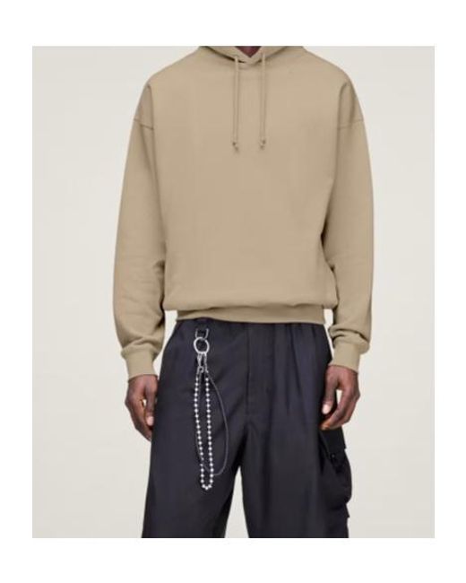 Y-3 Natural Logo Patch Hoodies for men