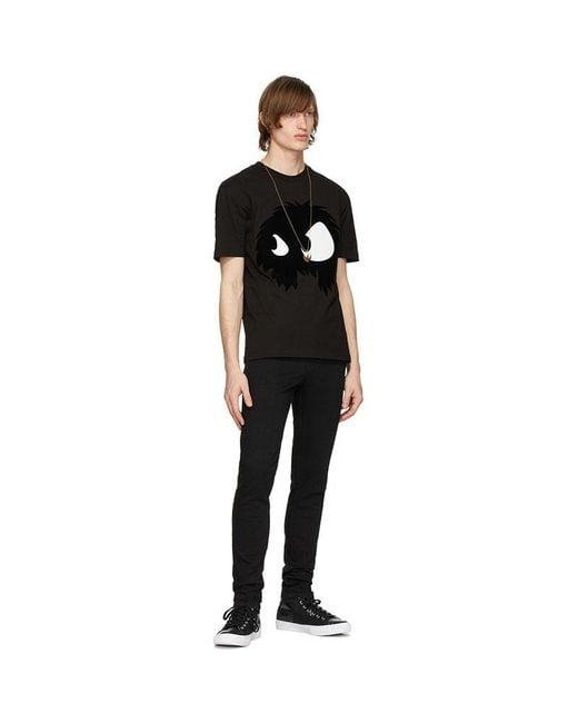 McQ Alexander McQueen Metallic Beaded Flying Swallow Necklace for men