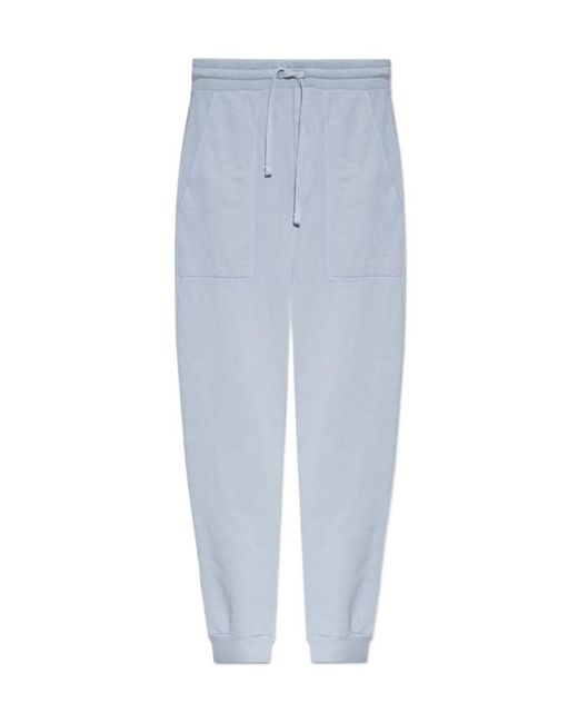Nanushka Blue Shay Organic Cotton Track Pants for men