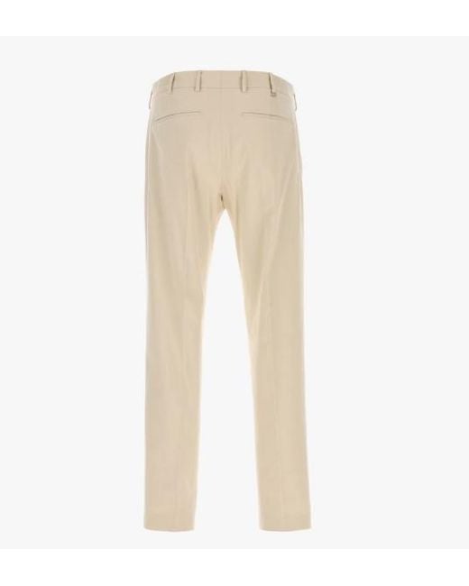 Pt Pantaloni Natural Pt Torino Rebel Flat-Front Pants for men