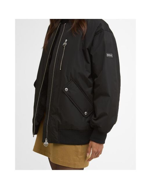 Barbour Black Long-Sleeved Casual Jacket