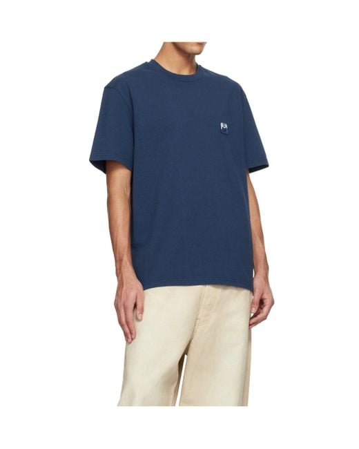 Isabel Marant Blue Hugo T-Shirt for men