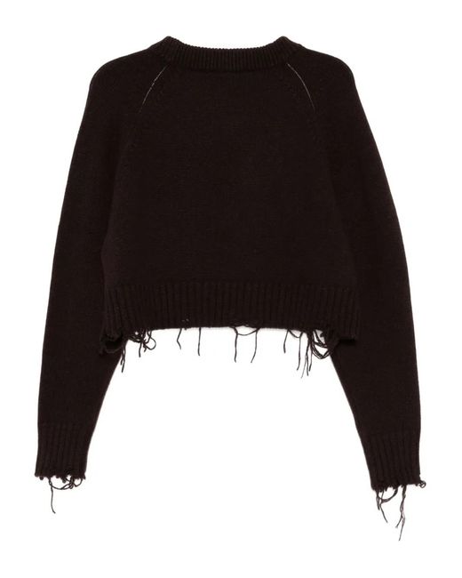 Low Classic Black Ribbed Jumper