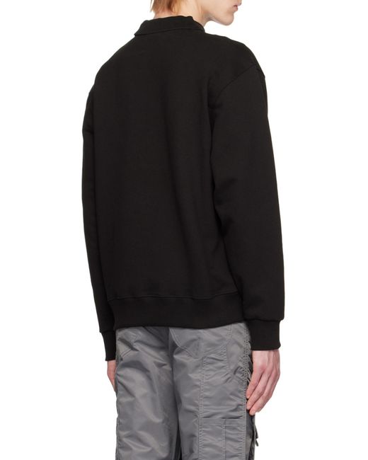 KENZO Blue Logo Printed Crewneck Sweatshirt for men