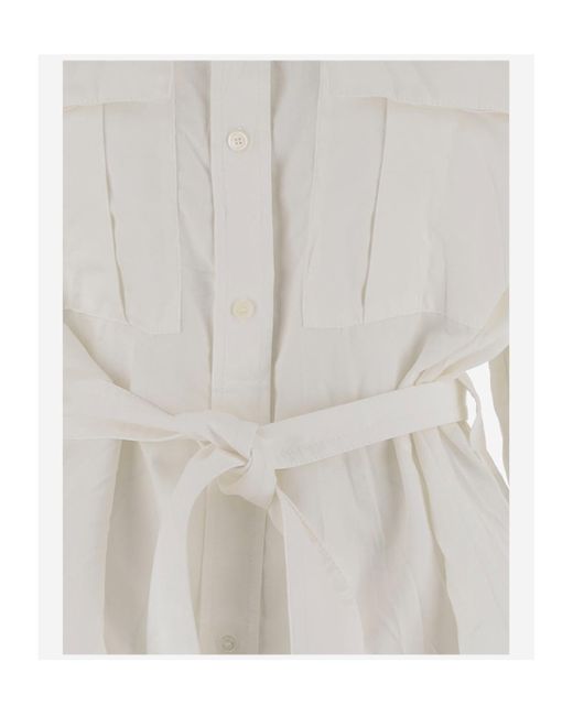 Ferragamo White Ferragamo Saharan Shirt