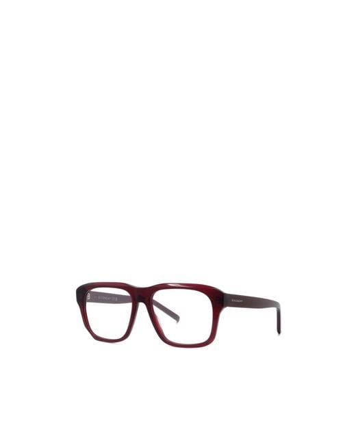 Givenchy White Eyewear Gv Day Square Frame Glasses for men