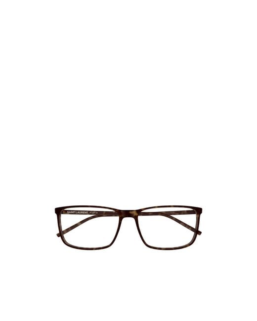 Saint Laurent White Rectangular Flat Mirror for men