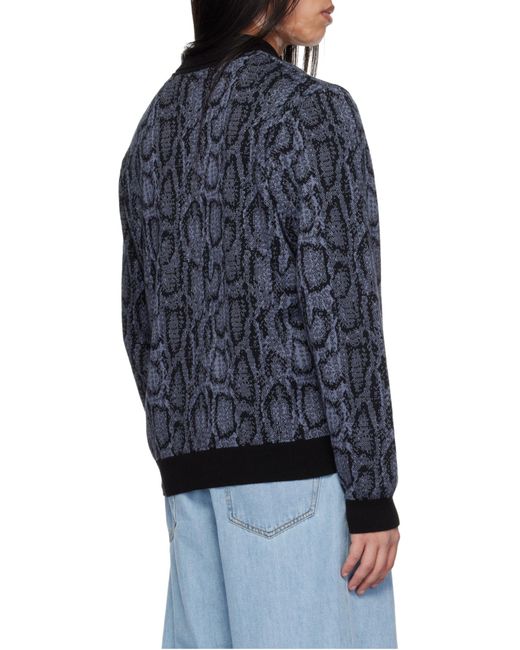 Carhartt Blue Patterned Polo Shirt for men