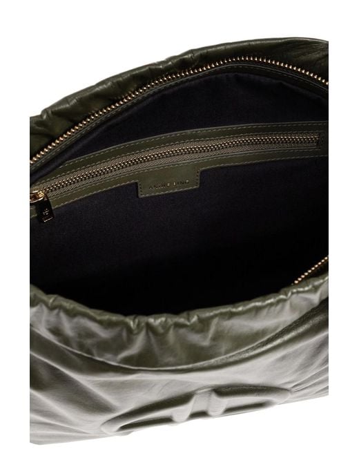Anine Bing Green Kate Chain Linked Shoulder Bag