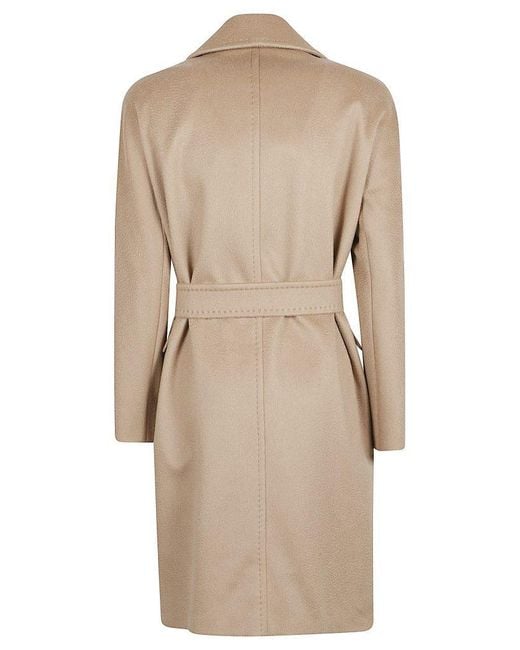 Max Mara Natural Belted Coats