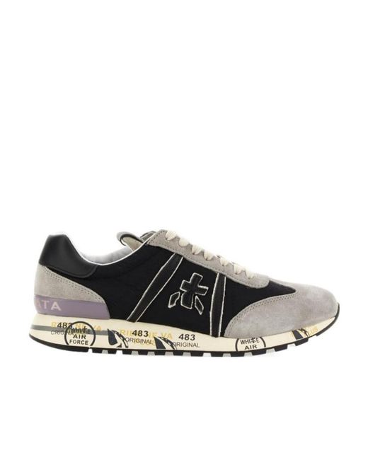 Premiata Multicolor Logo Sports Shoes