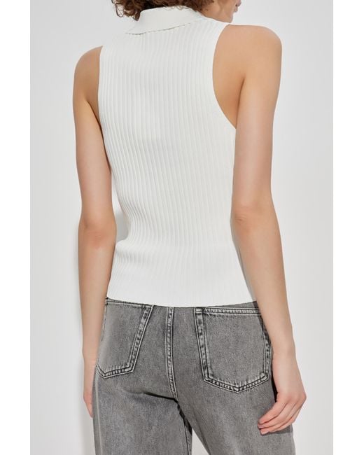 IRO White Sleeveless Top