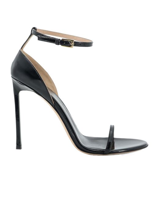 Tom Ford Metallic Ankle-Strap Stiletto Heeled Sandals
