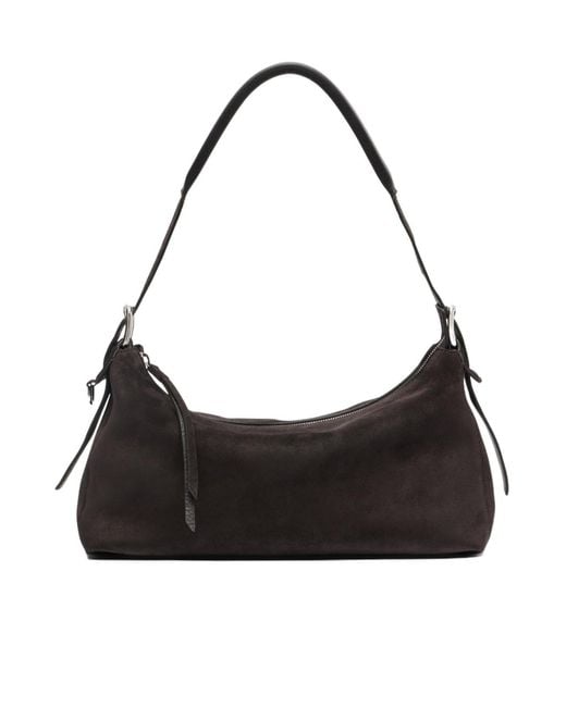 Lemaire Black Small Zippered Shoulder Bag