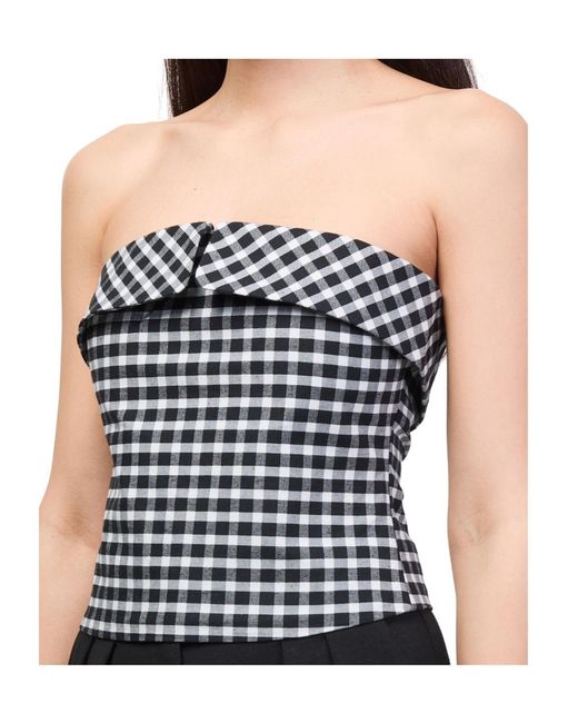 Posse Black Chiara Bustier Top