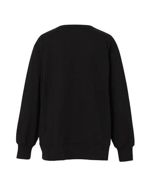 NANGA Black Crew Neck Sweatshirt for men