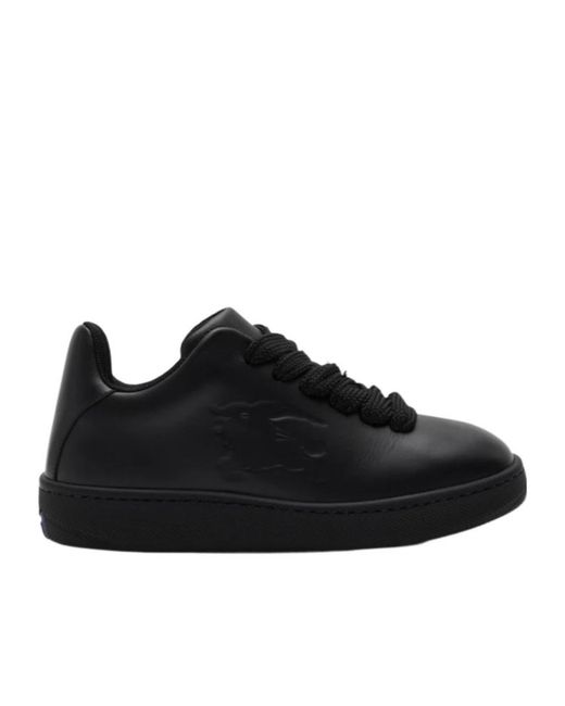 Burberry Black Bubble Round Toe Sneakers