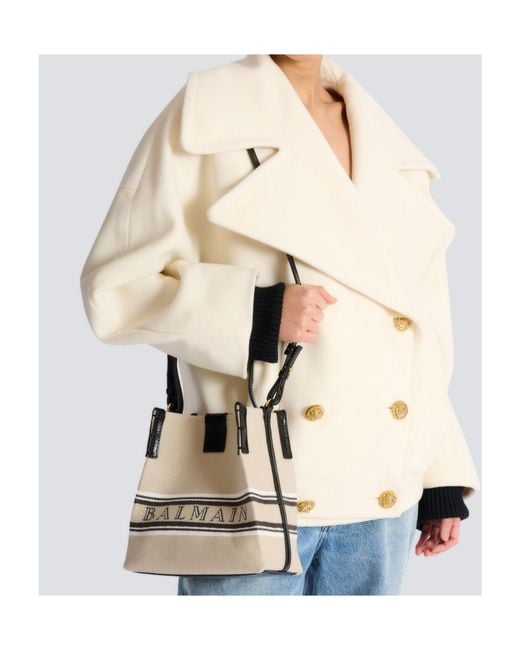 Balmain Natural Release Bucket Bag