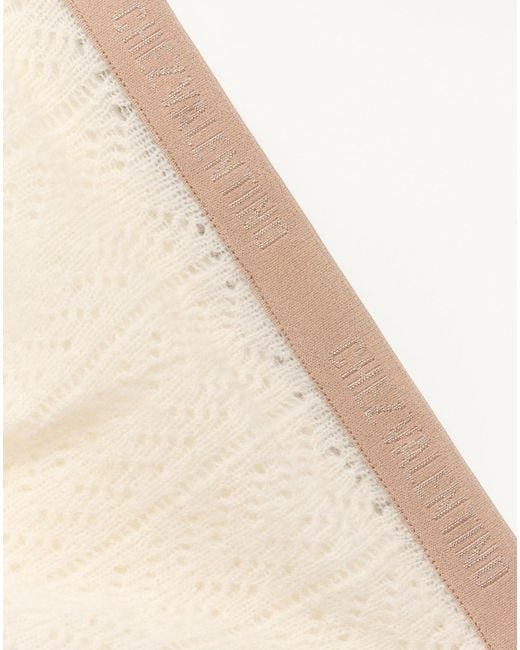 Valentino Natural Logo Waistband Tights