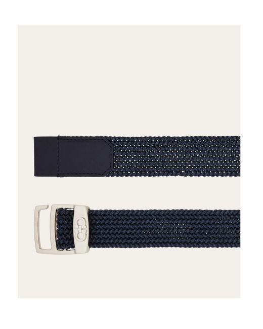 Ferragamo Blue Ferragamo Sized Buckle Belt for men