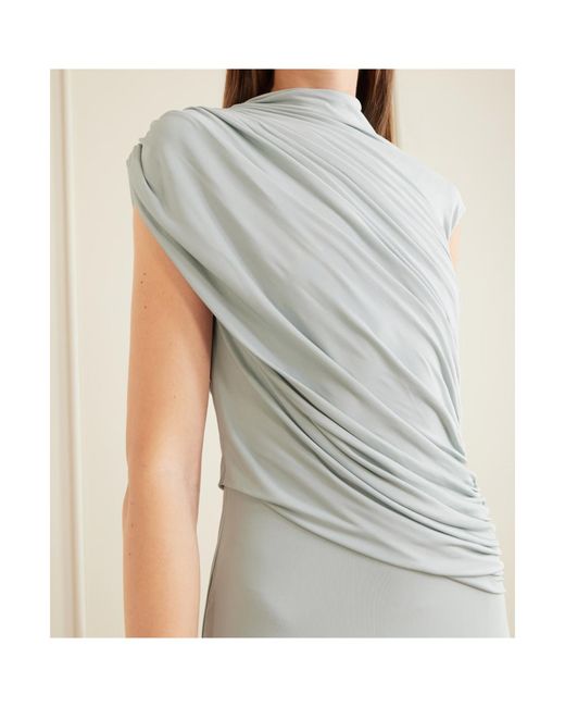 TOVE White Pleated Dress