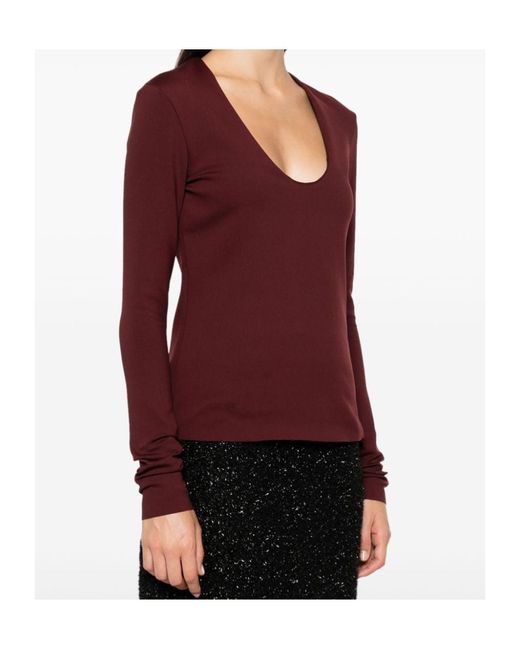 Philosophy Di Lorenzo Serafini Purple Long-Sleeved T-Shirt