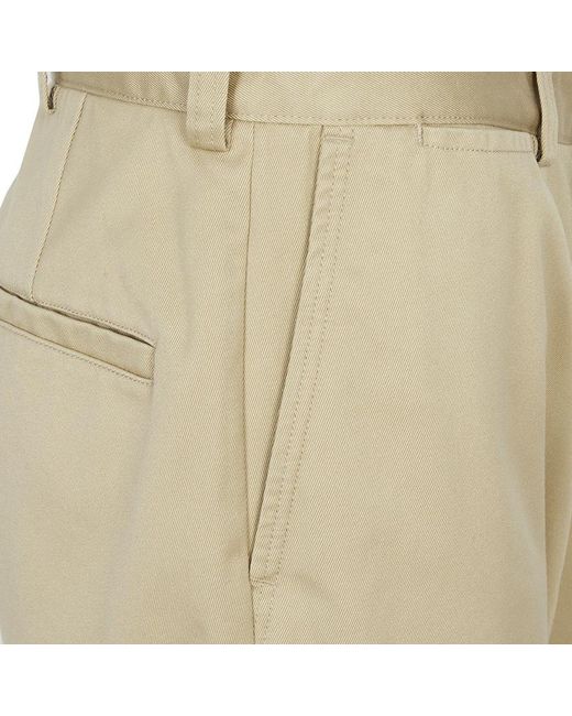 Nanamica Natural Wide Straight-Leg Chino Pants for men