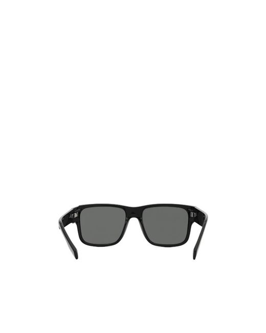Burberry Gray Logo-Print Sunglasses for men