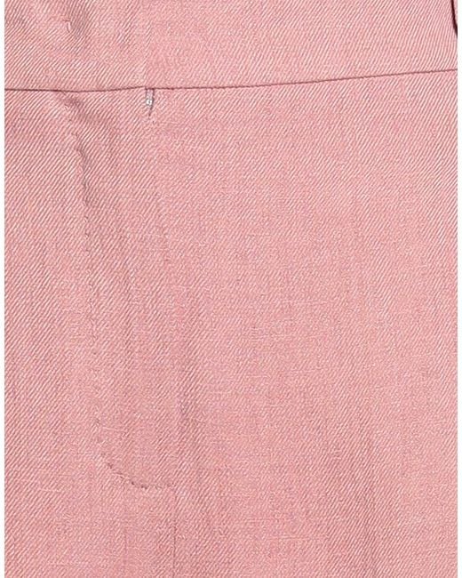 Max Mara Pink Loose Straight-Leg Pants