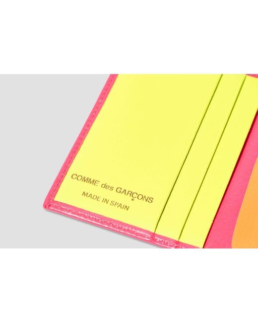 Comme des Garçons Pink Folding Wallet for men