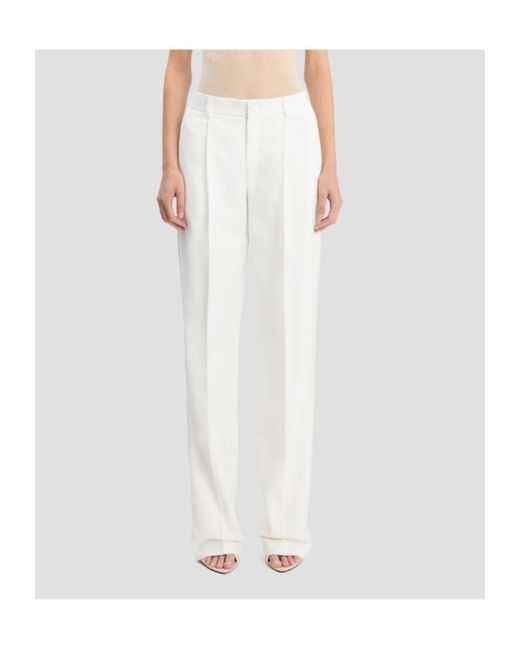Victoria Beckham White Panel Trousers for men
