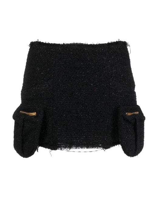 Blumarine Black Mini Skirt