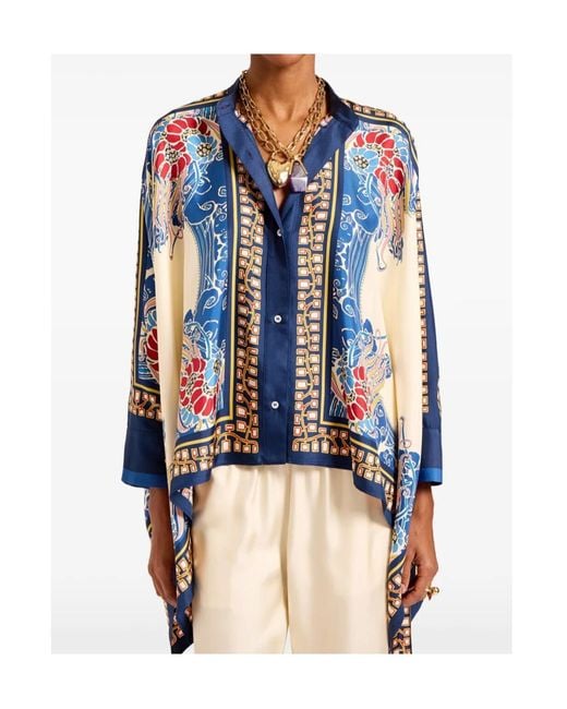 LaDoubleJ Blue "Foulard" Shirt