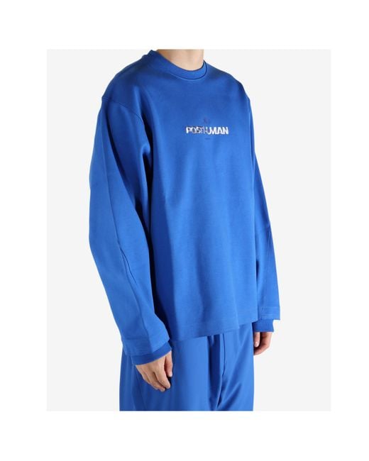 Adererror Blue Logo Sweatshirt for men