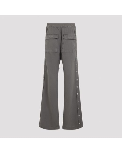 Rick Owens Gray Drawstring Casual Pants for men