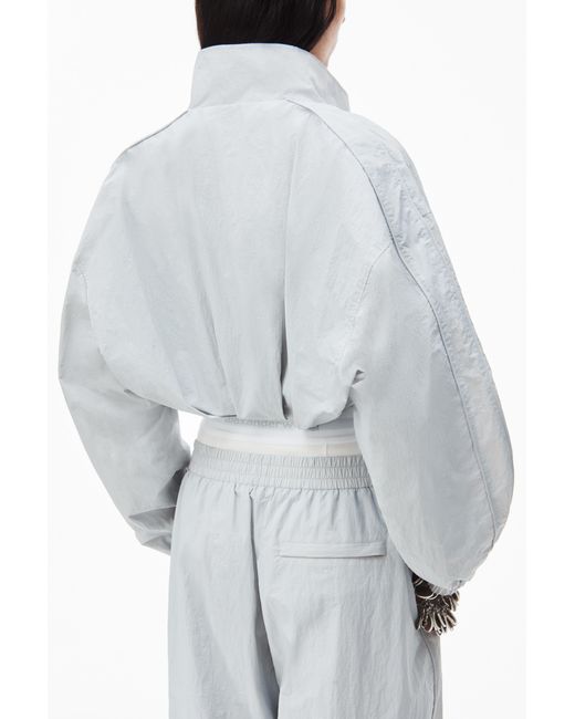 Alexander Wang Gray Bolero Track Jacket