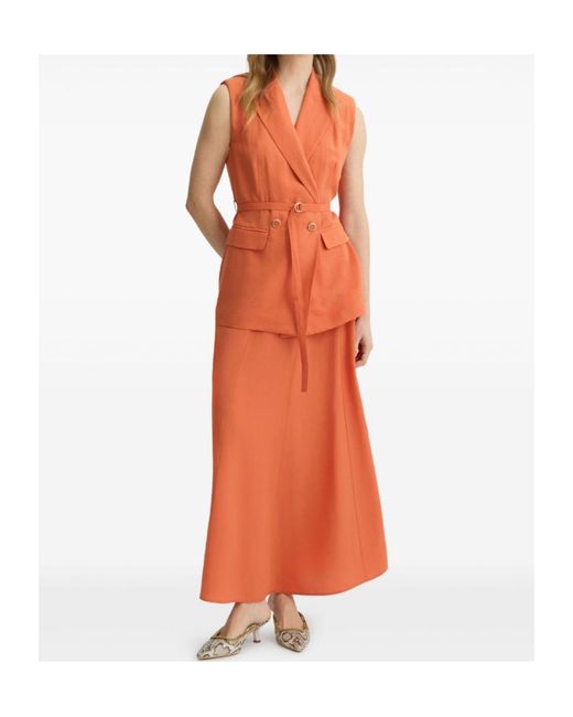 Liu Jo Orange Waistcoats