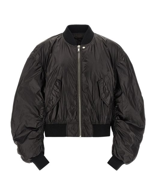 Rick Owens Black 'Secchia Flight' Bomber Jacket for men