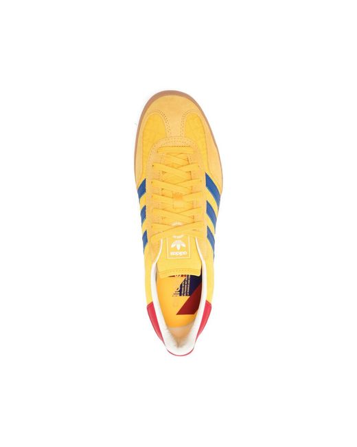 Adidas Yellow Originals Gazelle Indoor Shoes for men